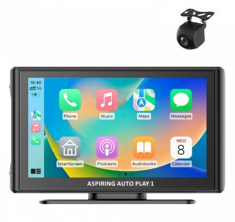 Монітор Aspiring Auto Play 1, Magnet, CarPlay, Android auto
