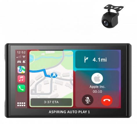 Монітор Aspiring Auto Play 1, Magnet, CarPlay, Android auto