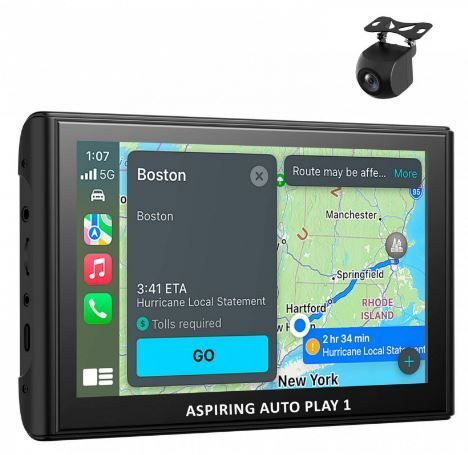 Монітор Aspiring Auto Play 1, Magnet, CarPlay, Android auto