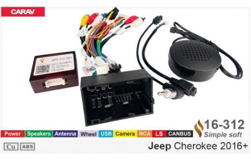 Перехідник для магнітол 9&quot;, 10.1&quot; Carav 16-312 Jeep Cherokee