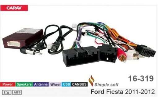 Переходник для магнитол 9&quot;, 10.1&quot; Carav 16-319 Ford Fiesta