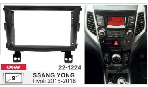Рамка переходная Carav 22-1224 SsangYong Tivoli