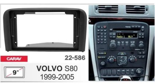 Рамка перехідна Carav 22-586 Volvo S80