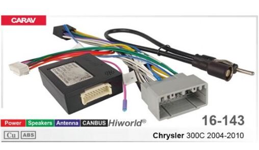 Перехідник для магнітол 9", 10.1" Carav 16-143 Chrysler 300C