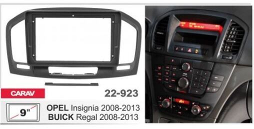 Рамка перехідна Carav 22-923 Opel Insignia, Buick Regal