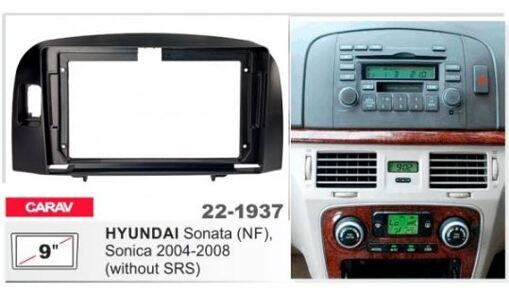 Рамка переходная Carav 22-1937 Hyundai Sonata