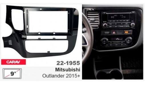 Рамка переходная Carav 22-1955 Mitsubishi Outlander