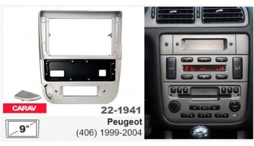 Рамка переходная Carav 22-1941 Peugeot 406