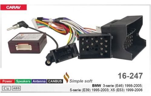 Перехідник для магнітол 9&quot;, 10.1&quot; Carav 16-247 BMW 3 Series (E46), 5 Series (E39), X5 (E53)