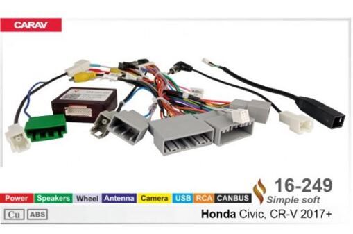 Переходник для магнитол 9&quot;, 10.1&quot; Carav 16-249 Honda Civic, CR-V