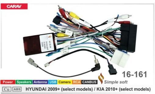 Перехідник для магнітол 9&quot;, 10.1&quot; Carav 16-161 KIA, Hyundai
