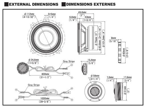Акустика Alpine S2-S40C