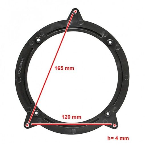 Проставки під динаміки ACV 271023-05 для автомобілів BMW 3 Series (E46)