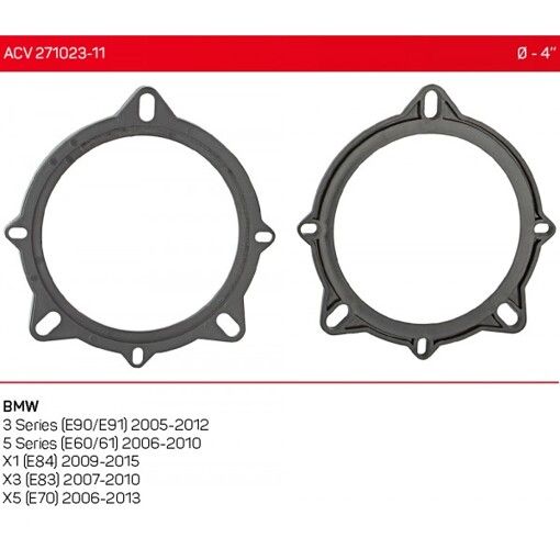 Проставки під динаміки ACV 271023-11 для для автомобілів BMW 3 Series, 5 Series, X1, X3, X5