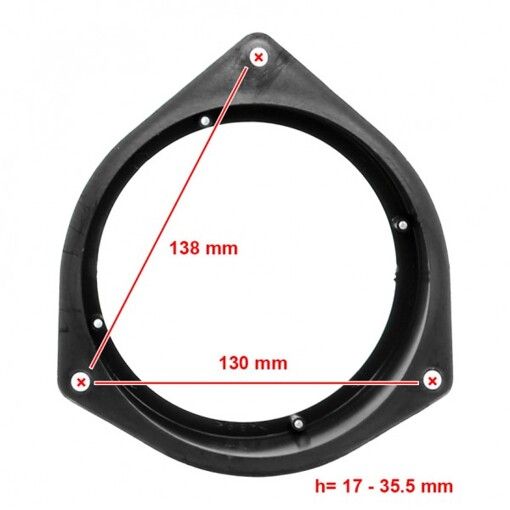 Проставки під динаміки ACV 271094-19 для автомобілів Citroen, Fiat, Peugeot