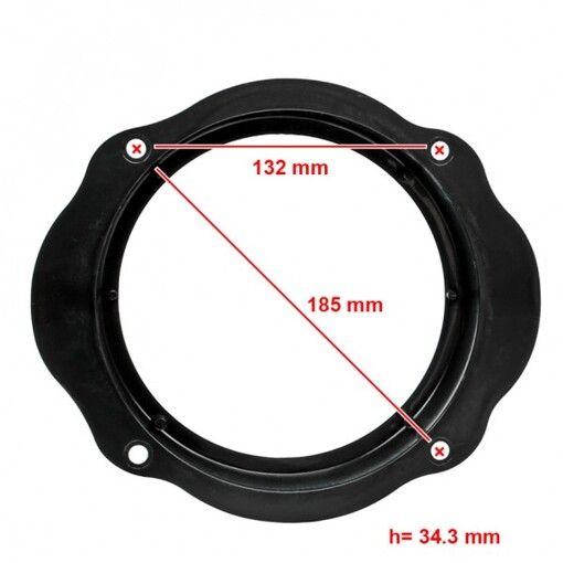 Проставки під динаміки ACV 271114-08 для автомобілів Ford Focus, C-Max, Fiesta, Kuga