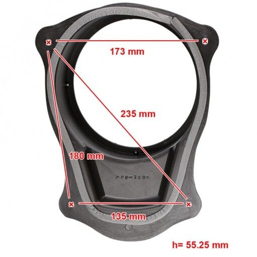 Проставки під динаміки ACV 271114-12 для автомобілів Ford Transit Connect