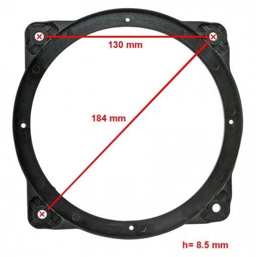 Проставки під динаміки ACV 271143-02 для автомобілів Hyundai i40