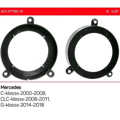 Проставки під динаміки ACV 271190-14 для автомобілів Mercedes C-klasse, CLC-klasse, G-klasse