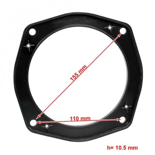 Проставки під динаміки ACV 271210-05 для автомобілів Nissan Micra