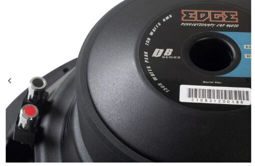 Сабвуфер EDGE EDB15D2-E0