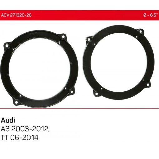Проставки під динаміки ACV 271320-26 для автомобілів Audi A3, TT