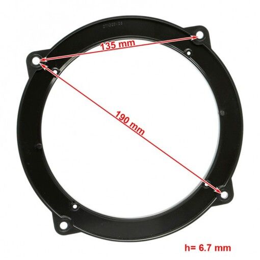 Проставки під динаміки ACV 271320-26 для автомобілів Audi A3, TT