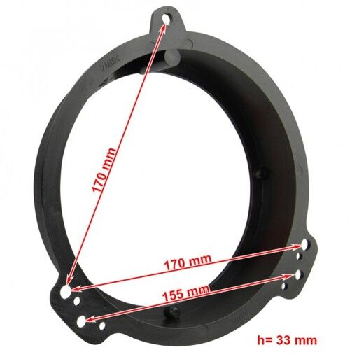 Проставки під динаміки ACV 271320-35 для автомобілів Audi A3, A4, Toyota Yaris, Seat Exeo