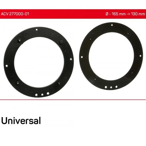 Проставки под динамики ACV 277000-01 (универсальные для перехода с 165 мм на 130 мм)