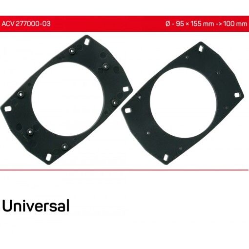 Проставки під динаміки ACV 277000-01 універсальні для переходу з 95 × 155 mm на 100 mm