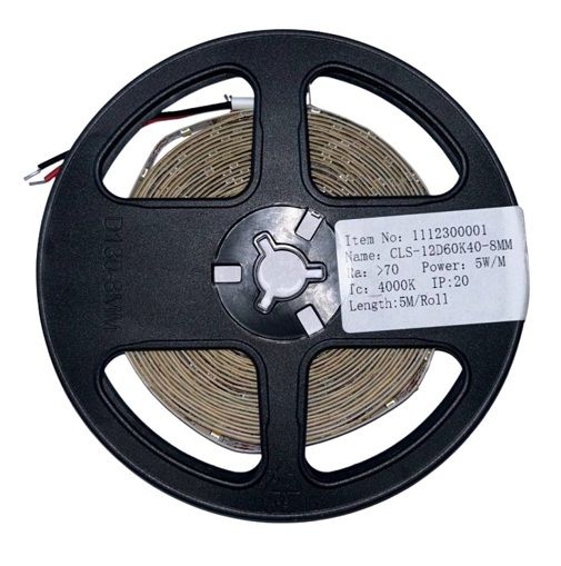 Лента светодиодная CSP CLS-12D60K40 12B 5Вт 4000K (5м)