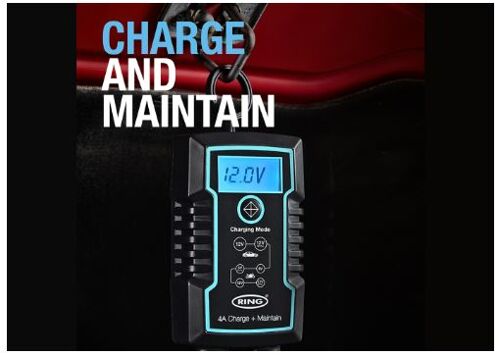 Интеллектуальное зарядное устройство RING RESC804 12В/6В, 4А