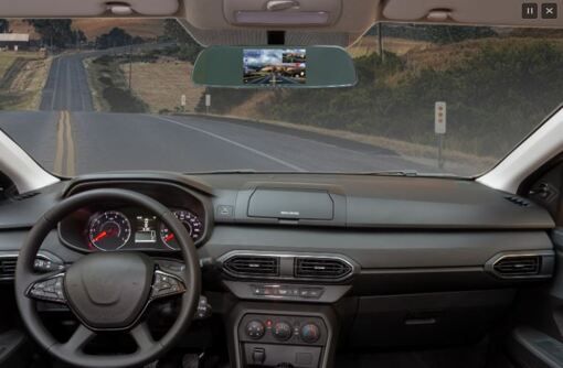 Зеркало-накладка заднего вида со встроенным двухканальным видеорегистратом Phantom RM-54 DVR Full HD