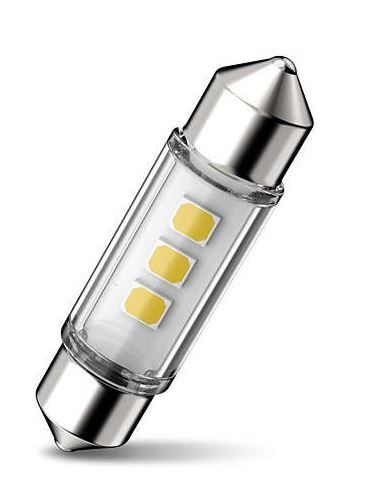 Габарит LED Philips White Ultinon Pro6000 12V C5W 38mm 6000K (1шт.) 11854CU60X1