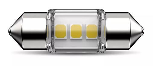 Габарит LED Philips White Ultinon Pro6000 12V C5W 30mm 4000K (1шт.) 11860WU60X1