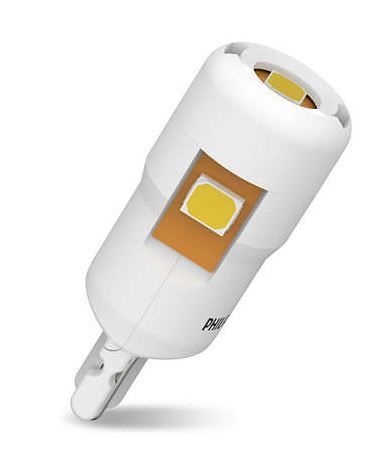 Габарит LED Philips W5W (T10) LED Ultinon Pro6000 SI 4000K 11961WU60X2 White (2шт.)