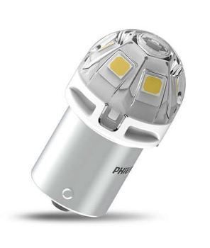 Габарит LED Philips R5W/R10W LED Ultinon Pro6000 12V/24V BA15s White (2шт.) 24805CU60X2