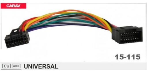 Разъем для магнитолы универсальный (удлинитель) Carav 15-115