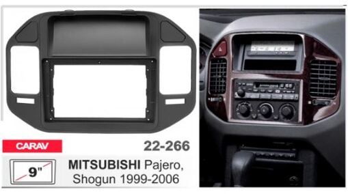 Рамка переходная Carav 22-266 Mitsubishi Pajero, Shogun