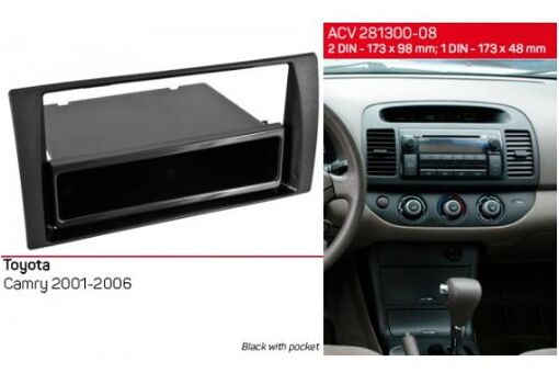 Рамка перехідна ACV 281300-08 Toyota Camry (USA)