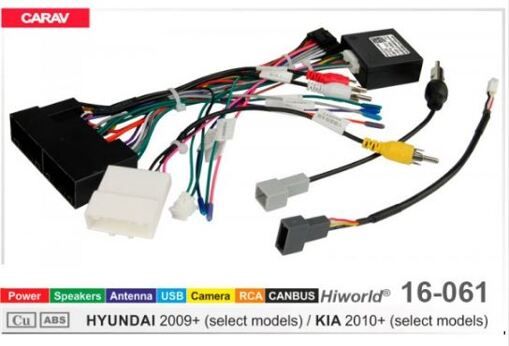Переходник для магнитол 9&quot;, 10.1&quot; Carav 16-061 KIA, Hyundai
