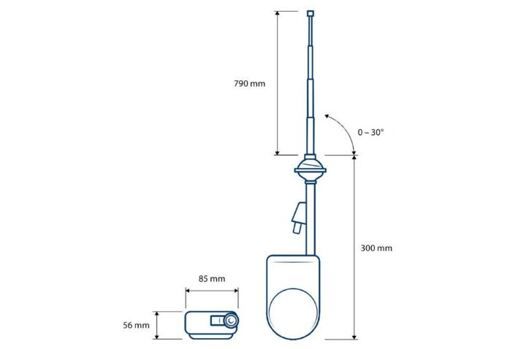 Антенна Blaupunkt AUTOJET 25 silver