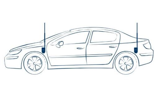 Антенна Blaupunkt AUTOJET 25 silver