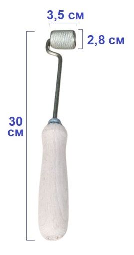 Валик шумоізоляційний 300 х 35 мм (дерев'яна ручка)