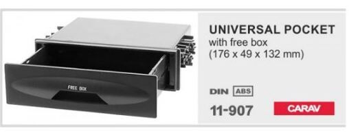 Универсальный карман 1-DIN Carav 11-907