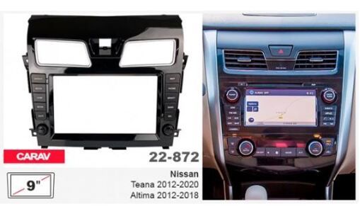 Рамка переходная Carav 22-872 Nissan Teana, Altima