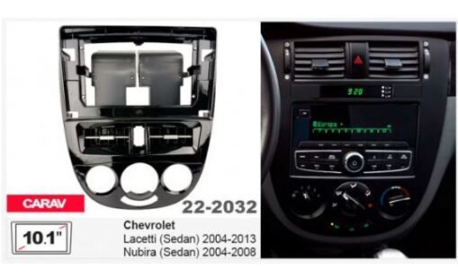 Рамка переходная Carav 22-2032 Chevrolet Lacetti, Nubira