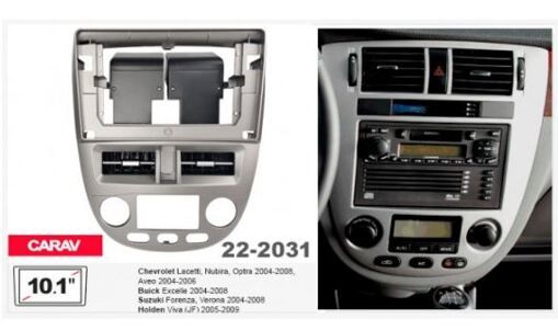 Рамка переходная Carav 22-2031 Chevrolet Lacetti, Nubira