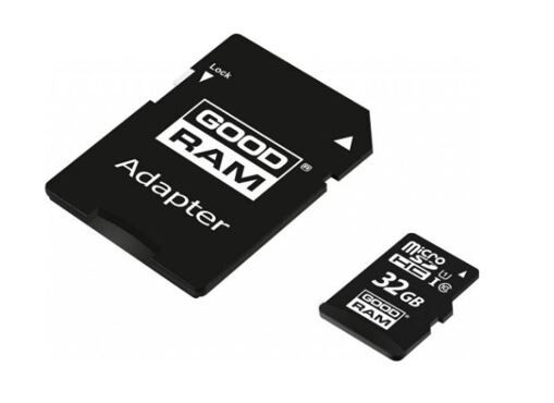 Карта пам'яті GOODRAM 32GB microCARD SDHC C10 UHS-I 100R/10W U1 + adapter