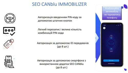 Іммобілайзер SEO CANblu 1 мітка